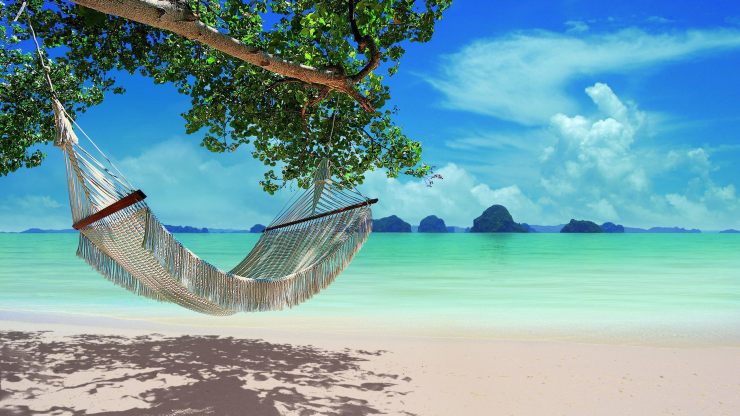 Hammock in paradise depicts your opportunity to change probabilities your reality