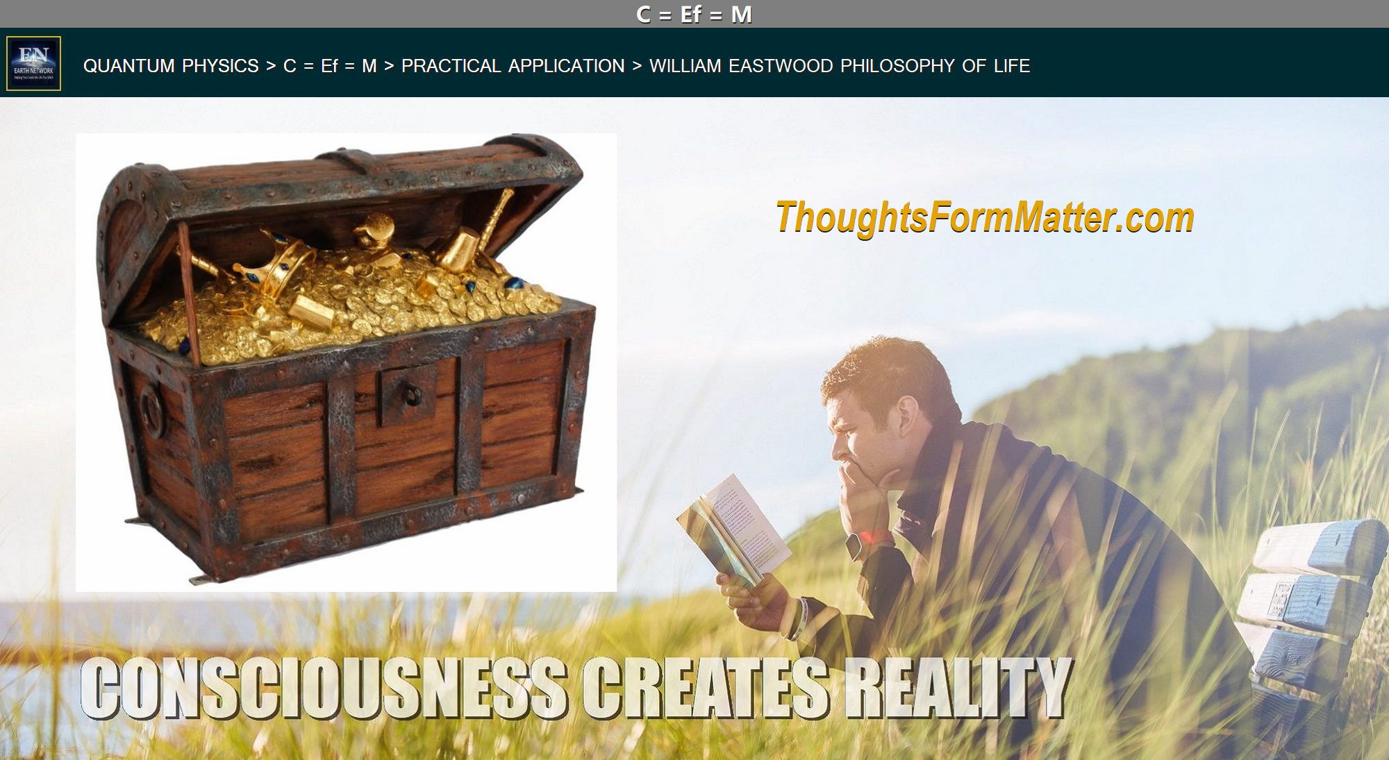 Man creating money depicts how your-thoughts-form-matter-create-your-reality-science-facts-application-manifesting