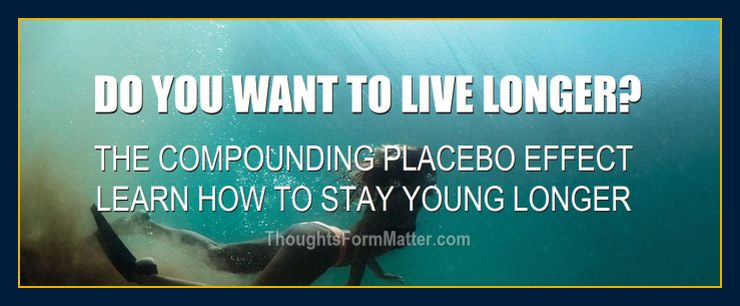 woman swimming depicts Compounding placebo effect learn how to stay young and live longer manifest all goals