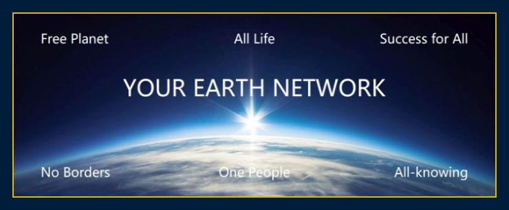 Image of sun rising over earth depicts About us and Earth Network thoughts create matter and our mission and the answers and new science the people of the world deserve to have.