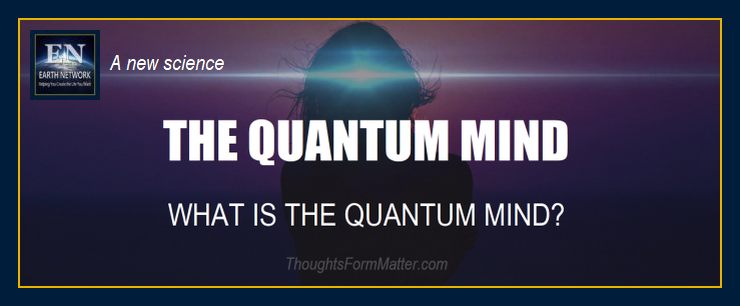 Woman depicts questions What is the quantum mind consciousness introducing a new science by Earth Network scientific model of reality