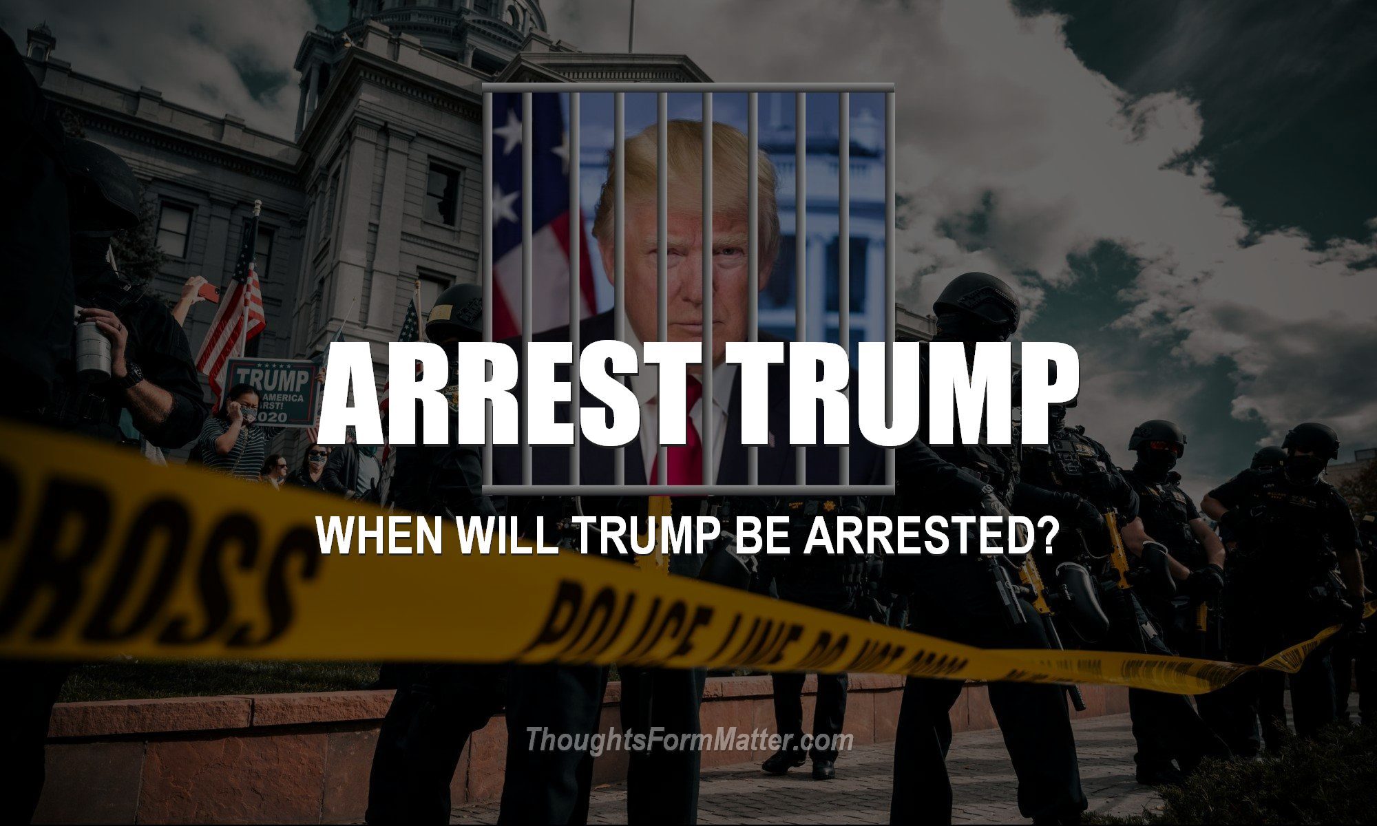 When will Trump be indicted, arrested and sent to prison. Why is it taking so long to charge and arrest Trump?