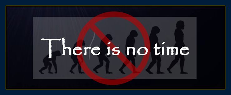 Thoughts form matter presents: There is no time does not exist illusion real