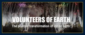 Thoughts form matter presents: Volunteers of earth.