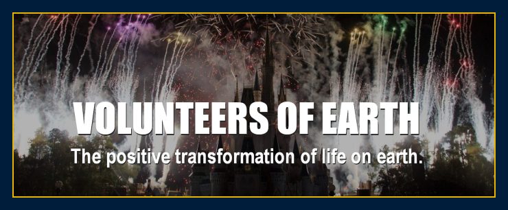 Thoughts form matter presents: Volunteers of earth.