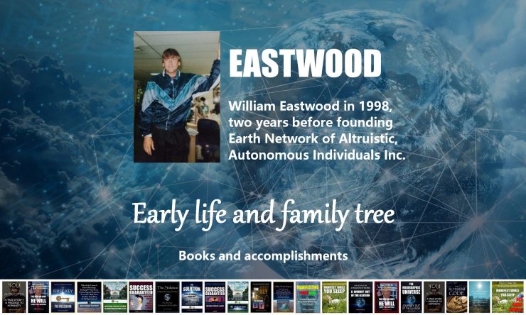 Thoughts form matter introduces William Eastwood International Philosophy to change the world.