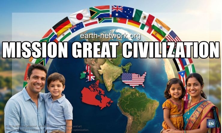 earth-network.org MISSION GREAT CIVILIZATION all nations united